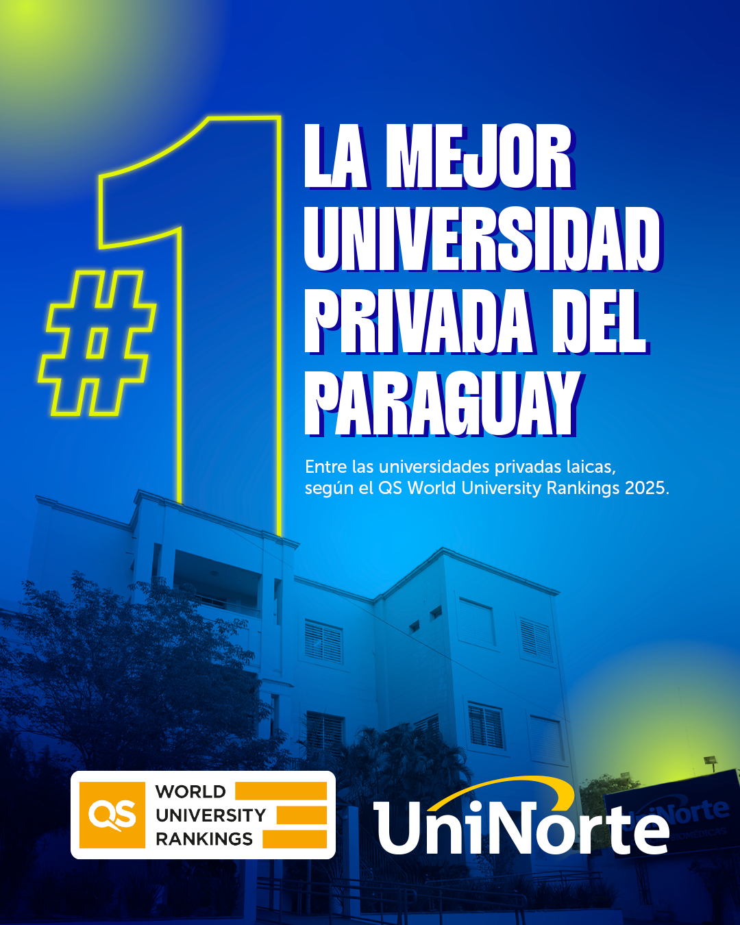 Universidad del Norte ranking QS World University 2025 - Mejor universidad privada de Paraguay